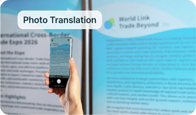 Photo Translation